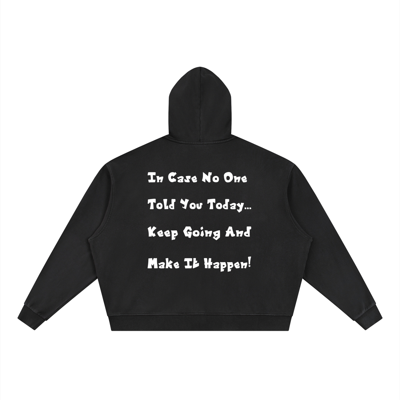 OTM Made Vintage Wash Full Zip Boxy Hoodie