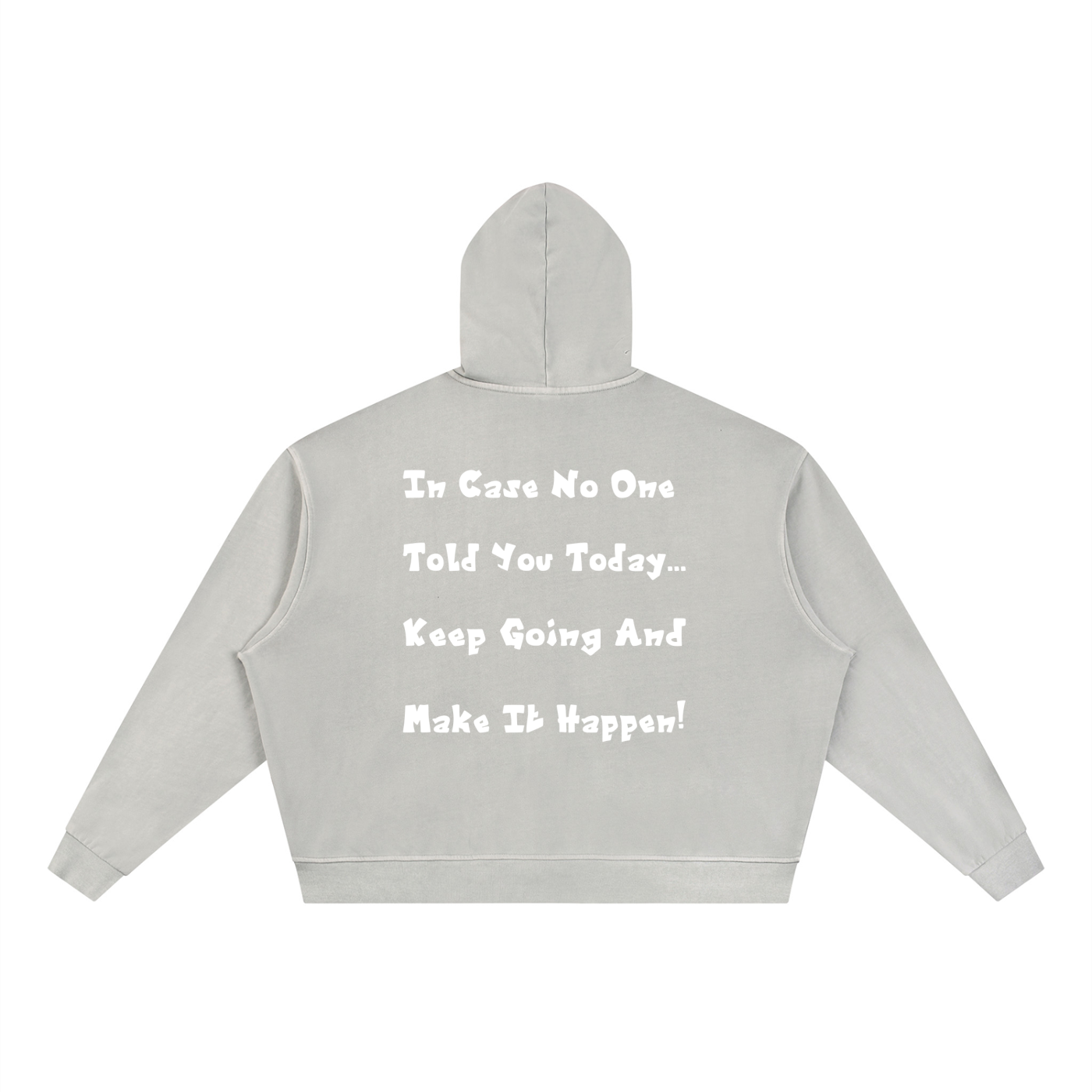 OTM Made Vintage Wash Full Zip Boxy Hoodie
