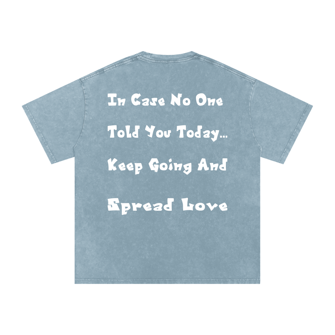 OTM Snow Washed Oversized Cotton T-Shirt