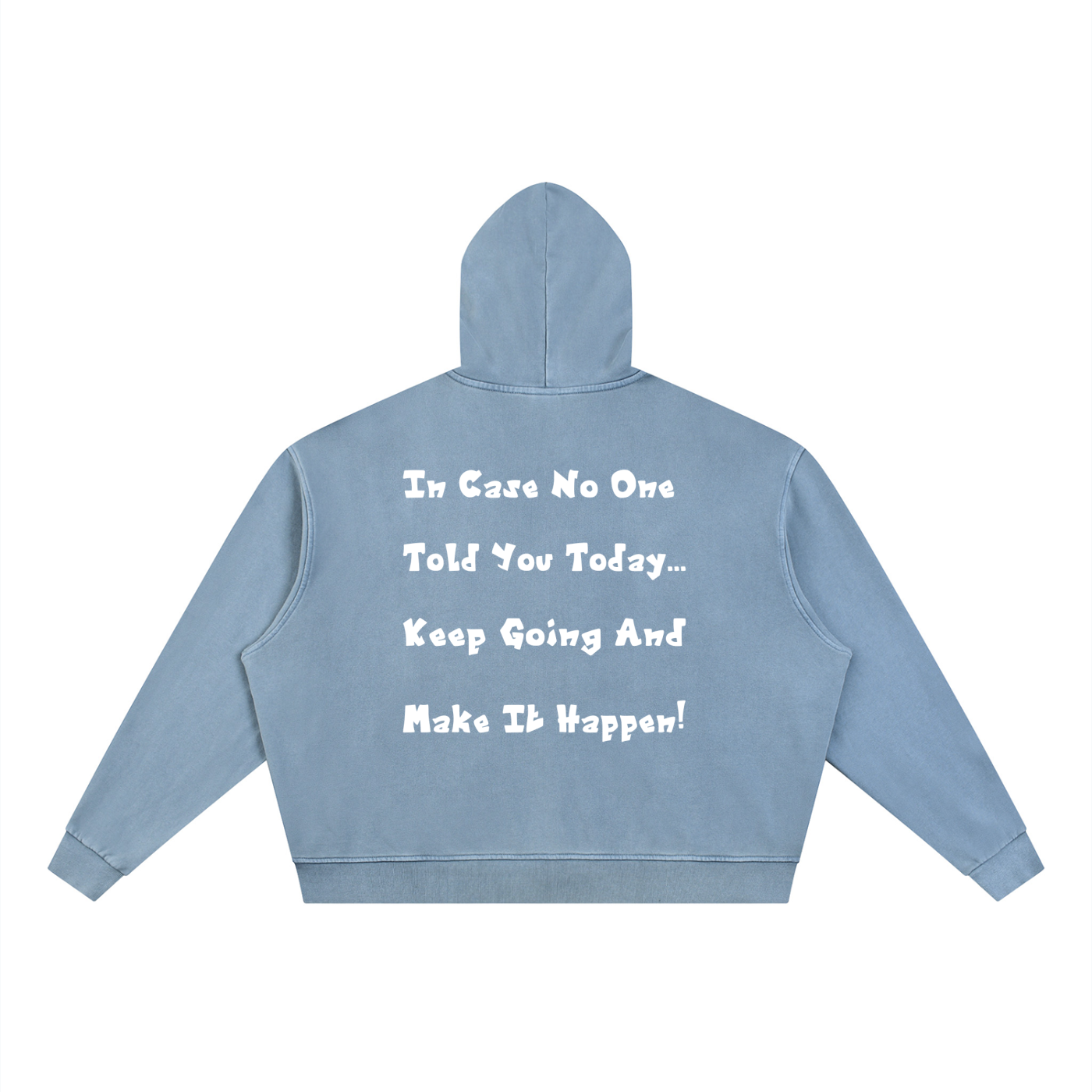 OTM Made Vintage Wash Full Zip Boxy Hoodie
